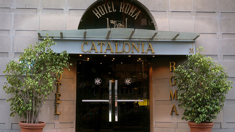 加泰罗尼亚罗马酒店 巴塞罗那 外观 照片